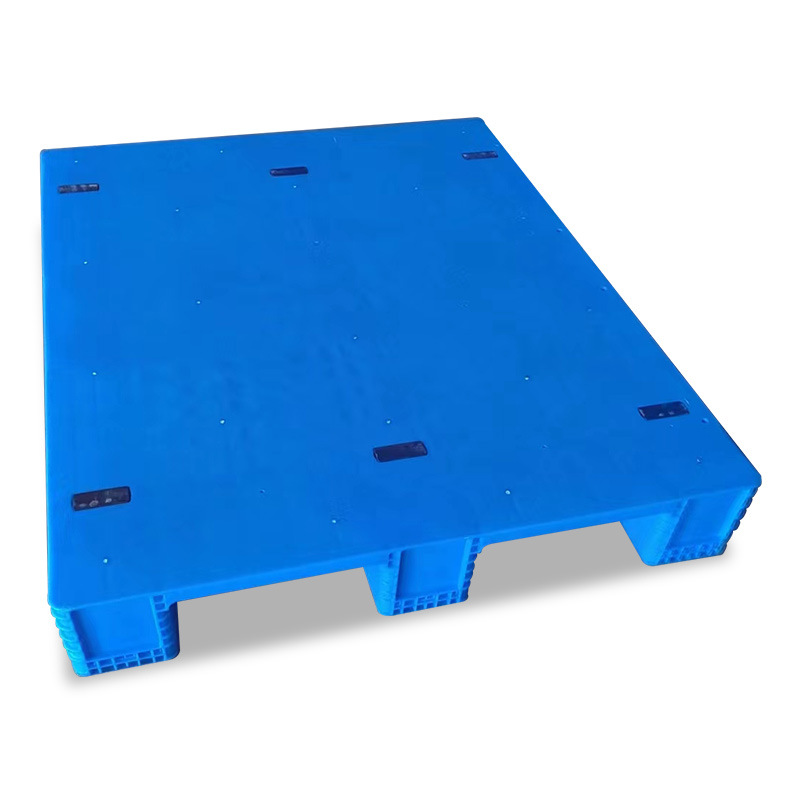 印刷塑料托盘 仓库平面叉车周转托盘 川子印刷距地加钢条托盘