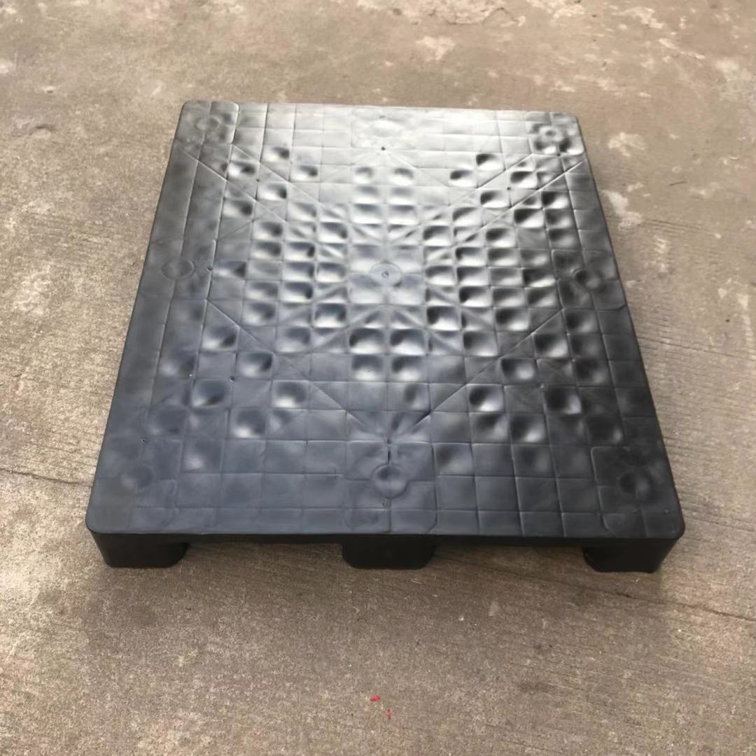 防静电平面九脚塑料托盘 物流仓库1210叉车托盘塑胶卡板 工业栈板