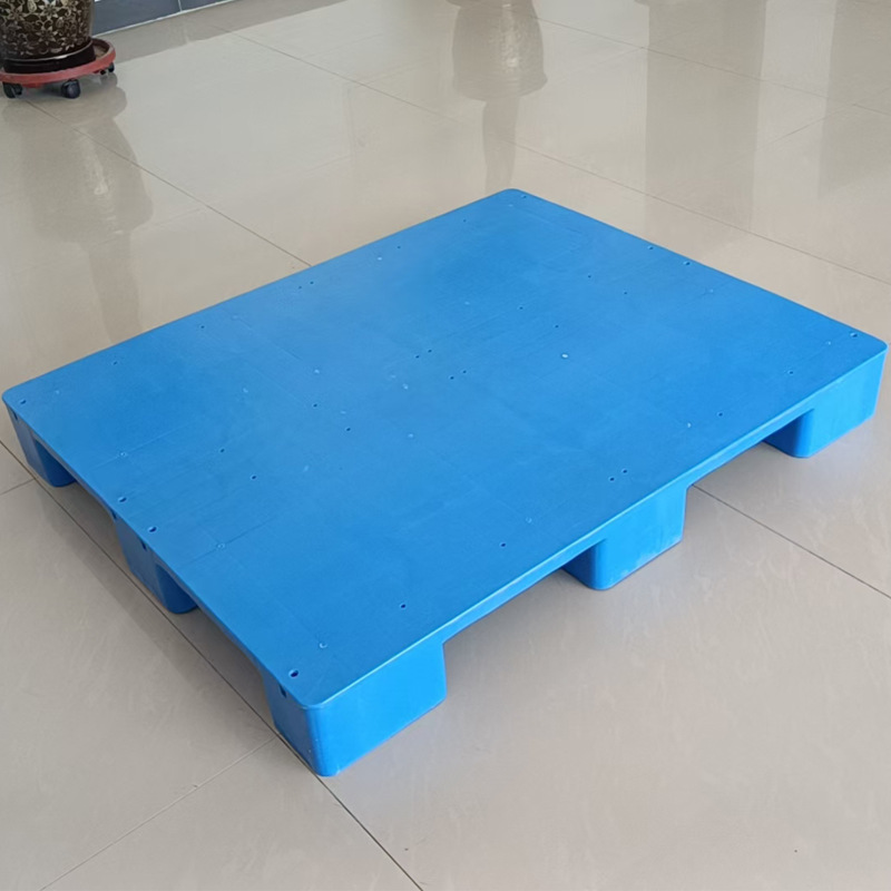 现货塑料托盘注塑九脚平板卡托物流叉车周转卡板仓库高脚垫货板